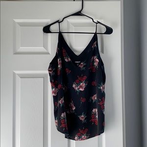 Express floral tank top